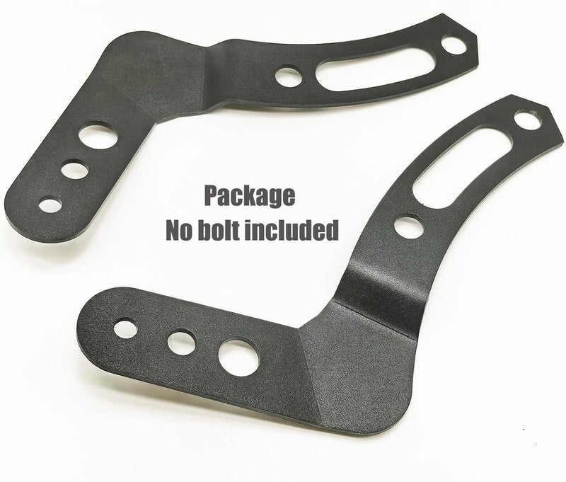 DarSeity 30"-32" Upper Roof Straight Curved Light Bar Mounting Brackets for Polaris RZR 800 900 1000, No Drilling Required (30-32inch Light Bracket) - Image 4